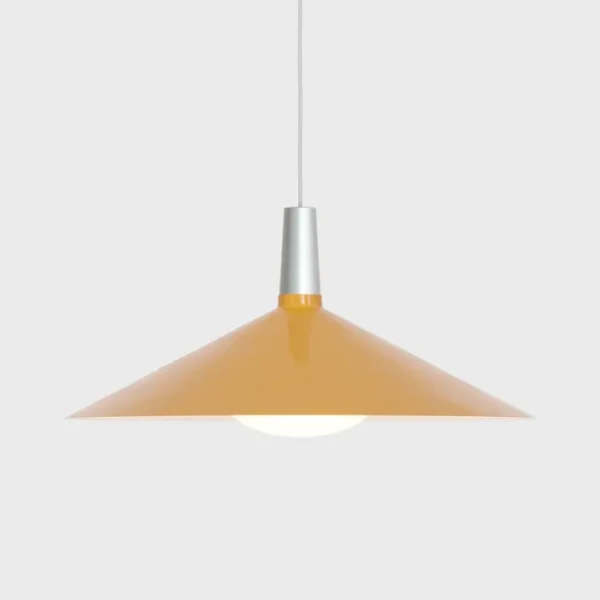 Tala Bower, pendellampa C600, med Oval II-lampa, gul