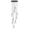 Tala Graphite Nine-pendel med Sphere IV-lampor