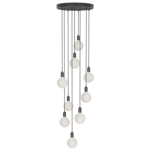 Tala Graphite Nine-pendel med Sphere IV-lampor