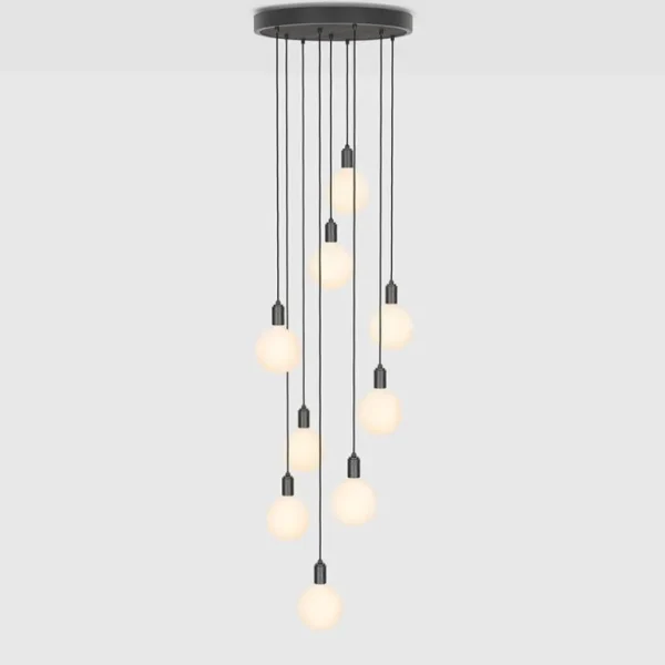 Tala Graphite Nine-pendel med Sphere IV-lampor
