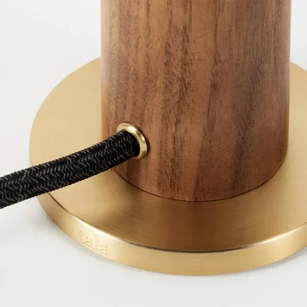 Tala Knuckle bordslampa, valnöt