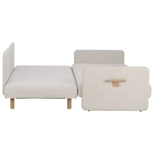 Tapio Anttila Collection ON2 Fabric bäddsoffa, naturvit Diamonds 012