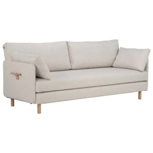 Tapio Anttila Collection ON2 Fabric bäddsoffa, naturvit Diamonds 012