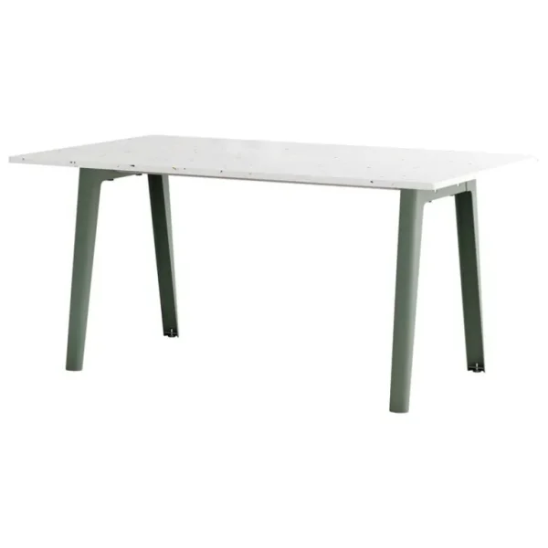 TIPTOE New Modern bord 160 x 95 cm, återvunnen plast - eukalyptusgrå