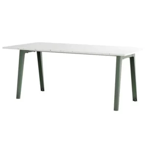 TIPTOE New Modern bord 190 x 95 cm, återvunnen plast - eukalyptusgrå