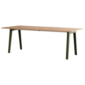 TIPTOE New Modern bord 220 x 95 cm, ek - rosmaringrön