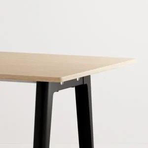 TIPTOE New Modern bord 220 x 95 cm, ek - grafit svart