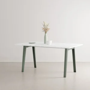 TIPTOE New Modern bord 160 x 95 cm, återvunnen plast - eukalyptusgrå