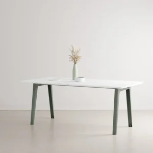 TIPTOE New Modern bord 190 x 95 cm, återvunnen plast - eukalyptusgrå