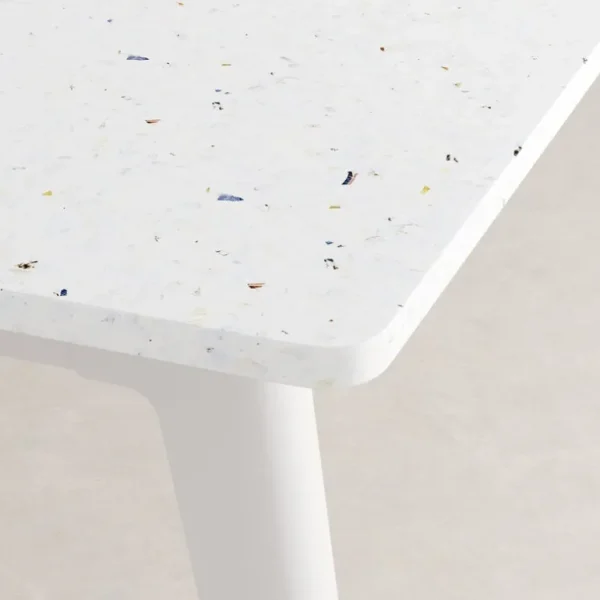 TIPTOE New Modern bord 190 x 95 cm, återvunnen plast - eukalyptusgrå