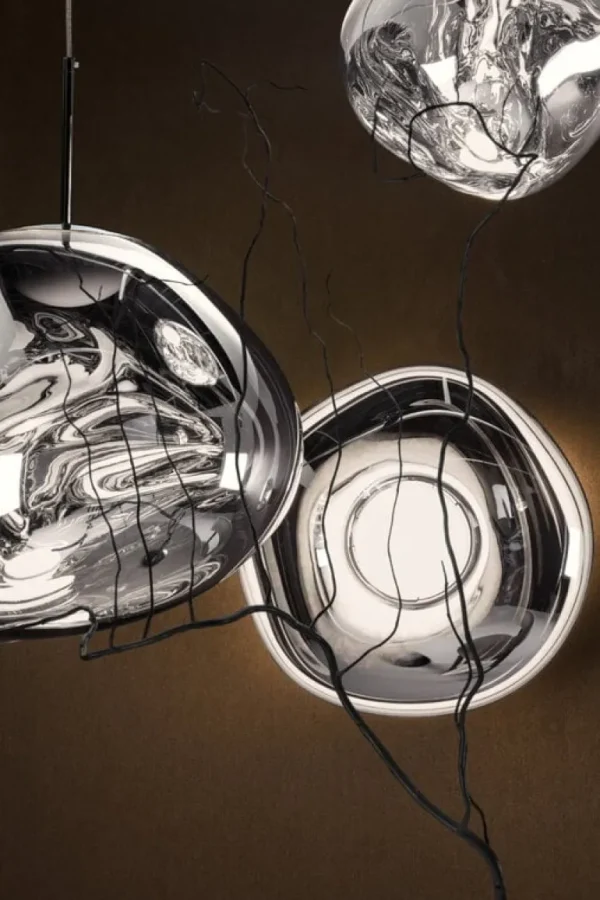 Tom Dixon Melt LED-pendel, krom