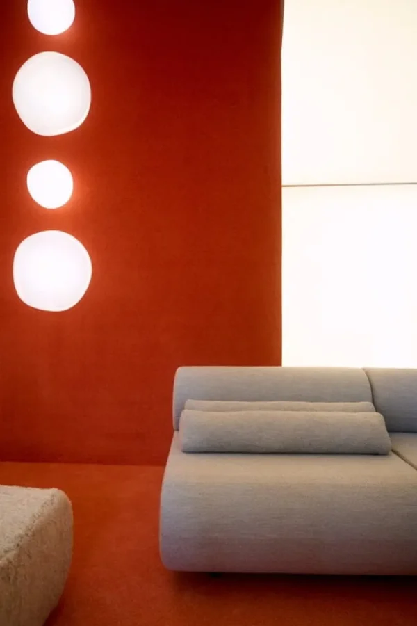 Tom Dixon Melt Surface LED vägglampa, opal - guld