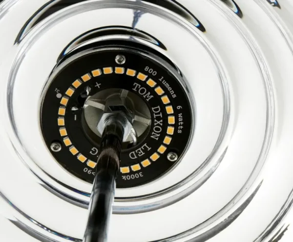 Tom Dixon Press Sphere LED pendel, 2700 K, klar