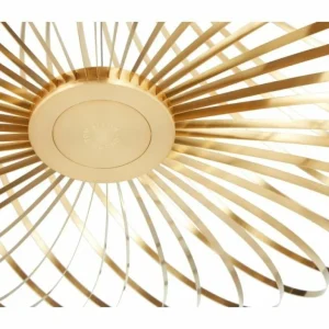 Tom Dixon Spring LED-pendel, stor, mässing
