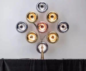 Tom Dixon Void Surface LED vägglampa, koppar