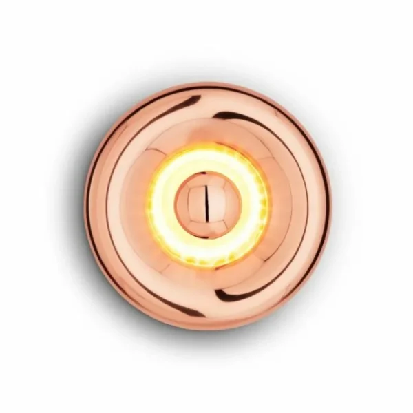 Tom Dixon Void Surface LED vägglampa, koppar