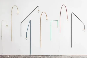 valerie_objects Hanging Lamp N°2, dimbar, menie red
