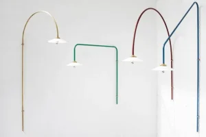 valerie_objects Hanging Lamp N°3, dimbar, menie red