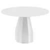 Viccarbe Burin bord, 120 cm, vit - vit laminat