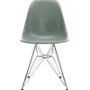 Vitra Eames DSR stol, fiberglas, sea foam green - krom