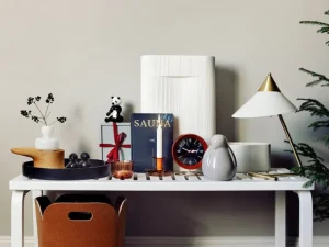 Warm Nordic Brass Top bordslampa, warm white