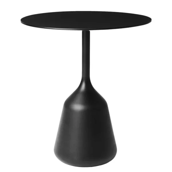 Wendelbo Coin sidobord, hög, svart - svart laminat